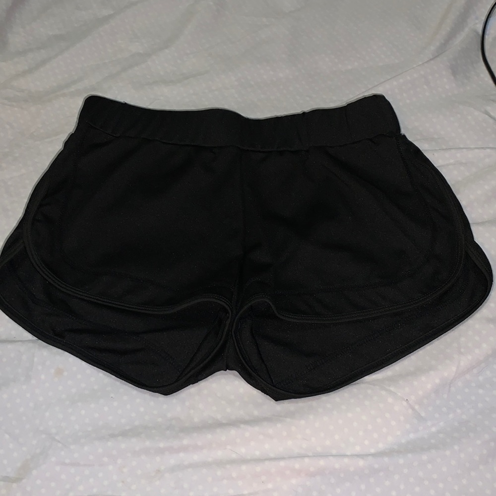 Black sports shorts